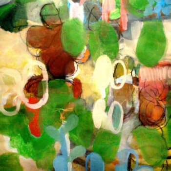 „Plants 1“, 2011, Acryl auf Leinwand, 190 x 95 cm