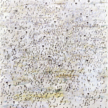 Viele Einzelne, 2009 Ölfarbe auf Leinwand 210 x 160 cm